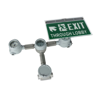 Αδιάβροχο βενζινάδικο 3-6W LED Exit Emergency Light Chemical Industry IP66