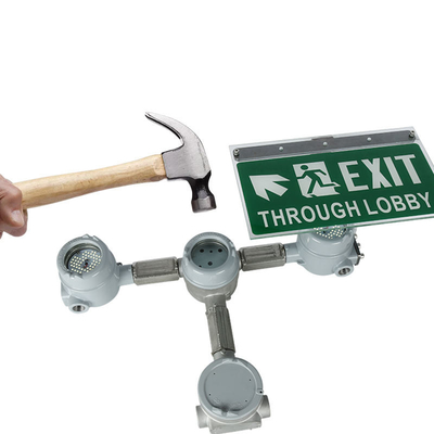 Αδιάβροχο βενζινάδικο 3-6W LED Exit Emergency Light Chemical Industry IP66